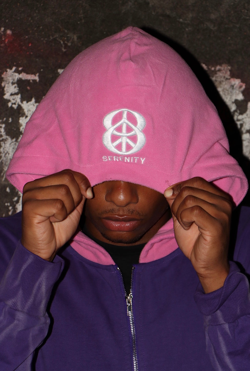 Purple Haze Zip-Up Hoodie