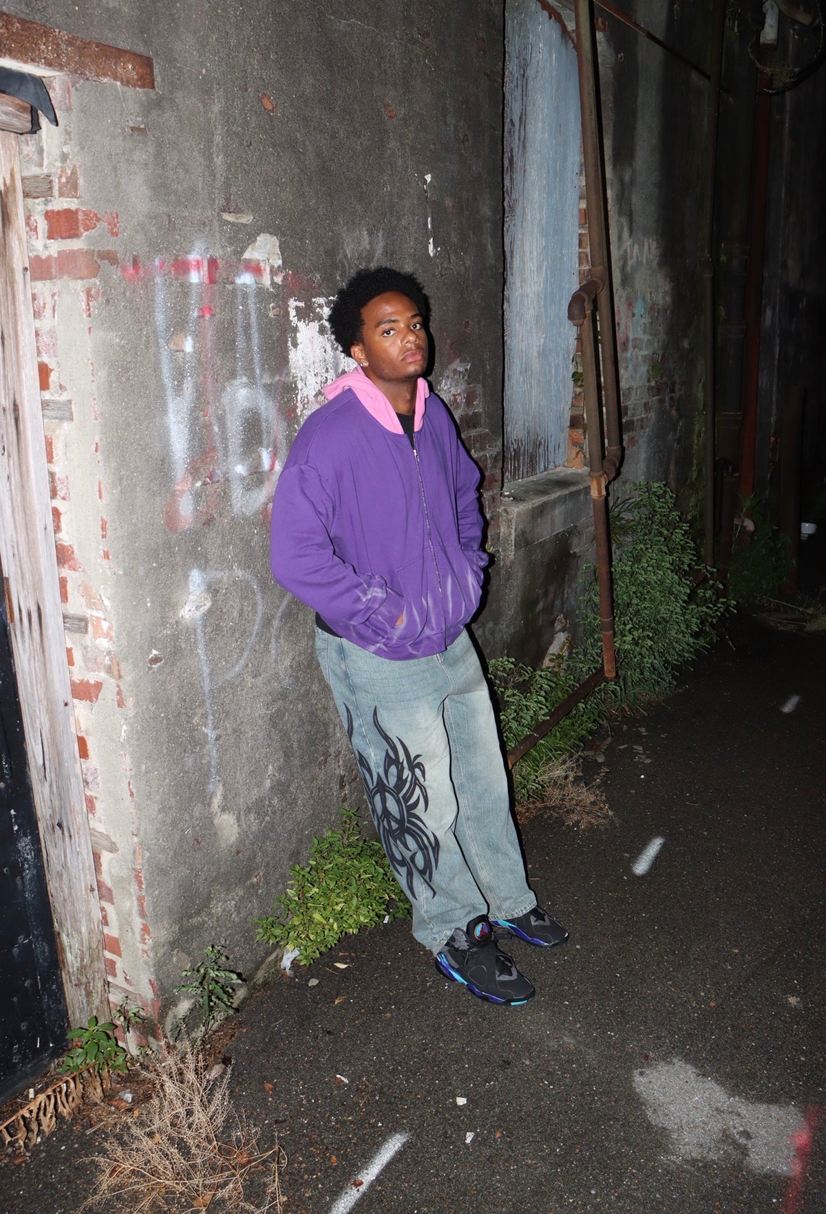 Purple Haze Zip-Up Hoodie