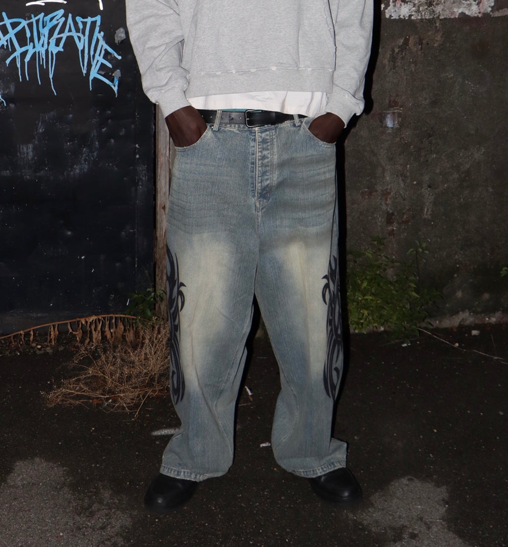 Tribal Peace Denim